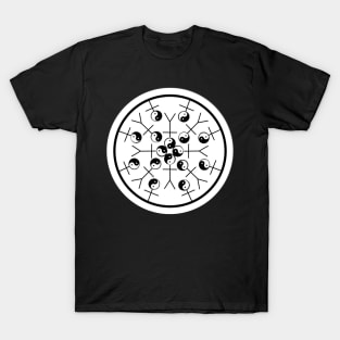 Stickman Refraction with Ying Yang T-Shirt